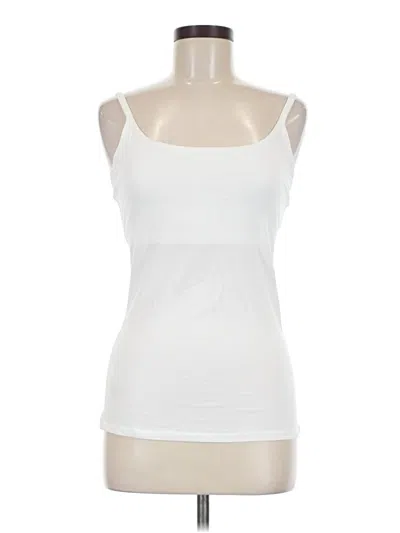 Pre-owned Pact Tank Top White Strapless Neckline Tops