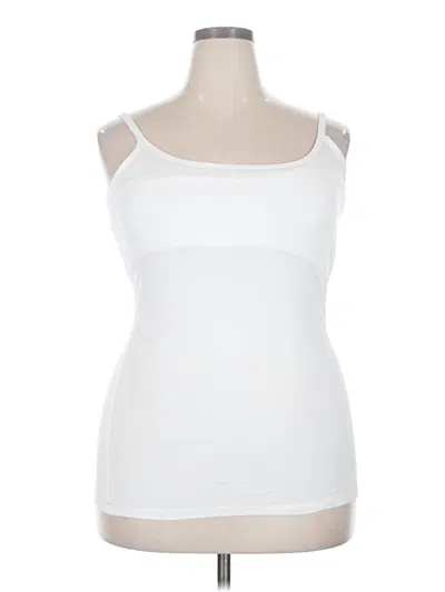 Pre-owned Pact Tank Top White Strapless Neckline Tops