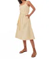 Pact The Canopy Picnic Dress In Yellow In Yellow