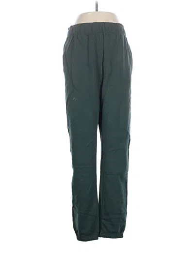 Pre-owned Pact Track Pants In Green