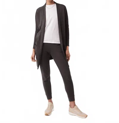 PACT WOMEN'S ORGANIC LIGHTWEIGHT SWEATPANT IN CHARCOAL HEATHER