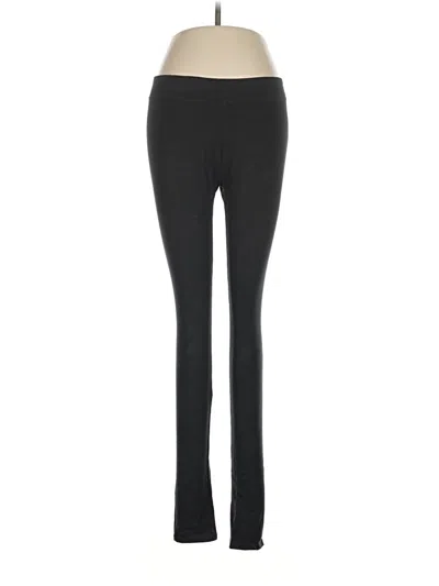 Pre-owned Pact Yoga Pants In Black