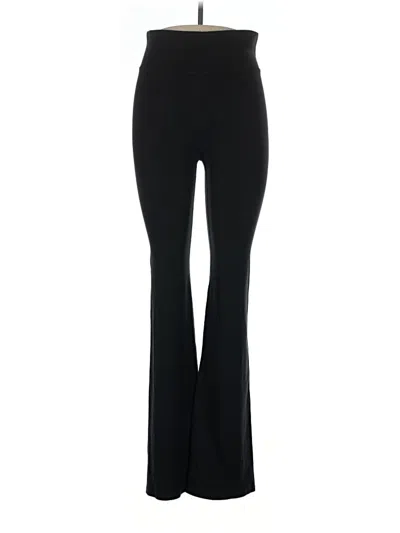 Pre-owned Pact Yoga Pants In Black