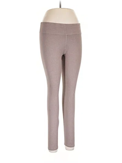 Pre-owned Pact Yoga Pants In Gray