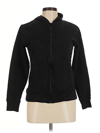 Pre-owned Pact Zip Up Hoodie In Black