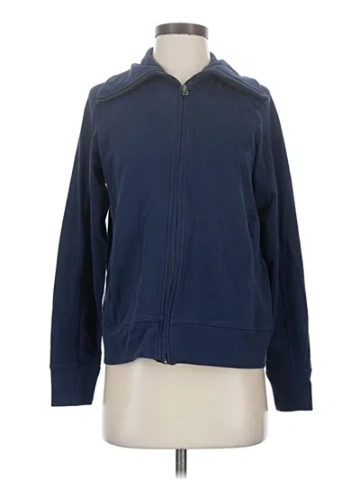 Pre-owned Pact Zip Up Hoodie In Blue