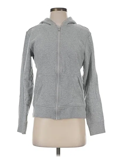 Pre-owned Pact Zip Up Hoodie In Gray