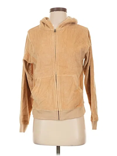 Pre-owned Pact Zip Up Hoodie In Tan