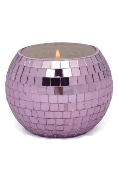 Paddywax Magique Lavender Fern Disco Ball Candle