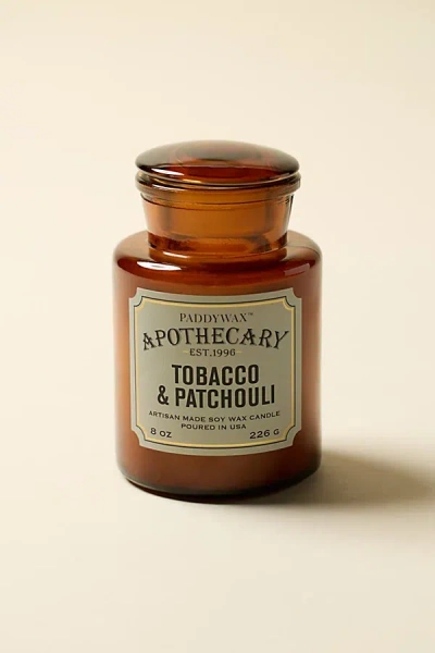 Paddywax Apothecary 8 oz Scented Candle In Tobacco/patchouli At Urban Outfitters
