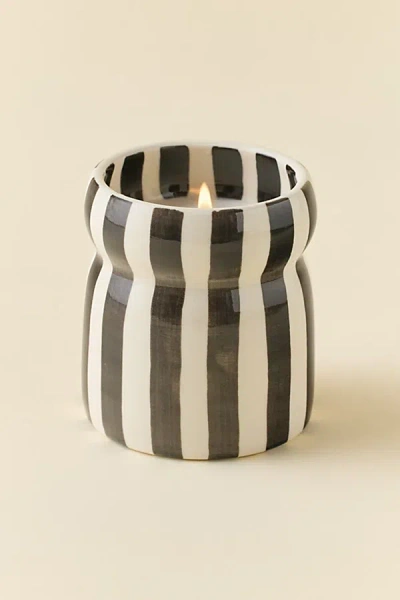 Paddywax Cabana Striped 7 oz Scented Candle In Lava Stone At Urban Outfitters