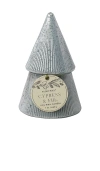 Paddywax Cypress & Fir 7oz Silver Candle In Gray