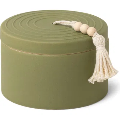 Paddywax Cypress & Fir Sage Green Ceramic Candle