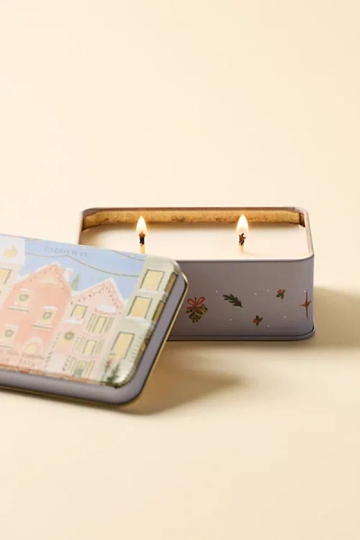 Paddywax Holiday Tin 5 oz Scented Candle In Gingerbread Vanilla At Urban Outfitters In Multi