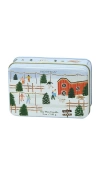 Paddywax Holiday Tin Candle In Blue