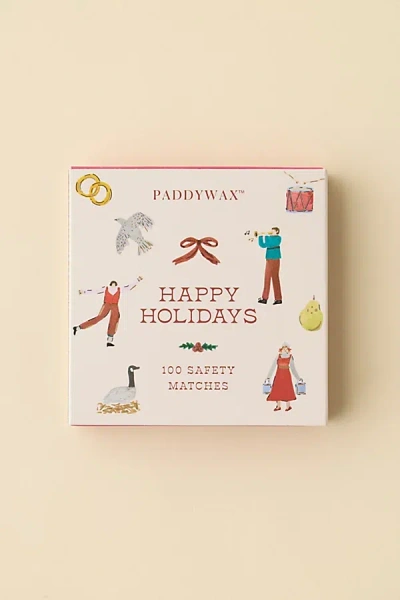 Paddywax Jumbo Holiday Safety Match Set In Assorted At Urban Outfitters In Multi