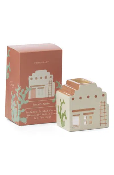 Paddywax Santa Fe Adobe Ceramic Incense Holder Set In Multi