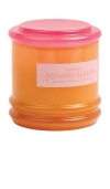 Paddywax Stack Glass Candle In Orange