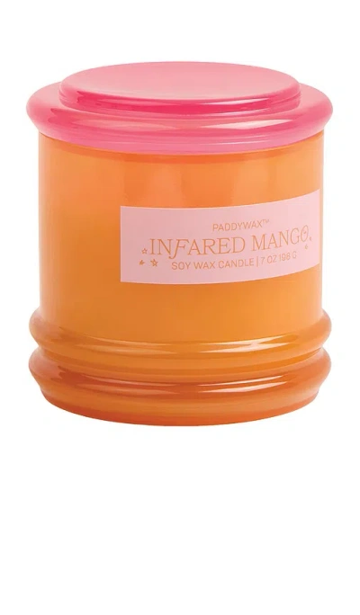 Paddywax Stack Glass Candle In Orange