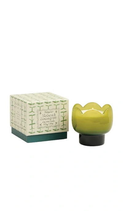 Paddywax Tulip Glass Candle In Green