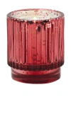 Paddywax Winter Berry 4.5oz Red Short Candle In Red
