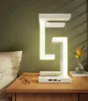 Padway Creative Smartphone Charging Suspension Table Lamp Balance Lamp Floating For Home Bedroom In White