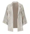 Pahiesa Formentera Beige Soft Jacket In Gray