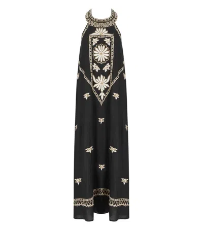 Pahiesa Formentera Black Long Dress