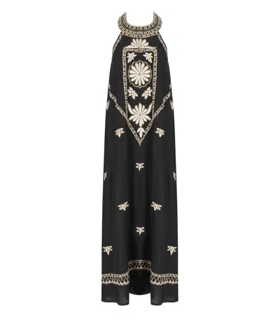 Pahiesa Formentera Black Long Dress