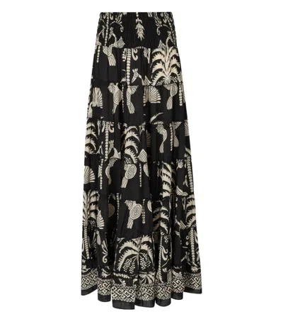 Pahiesa Formentera Black Long Skirt