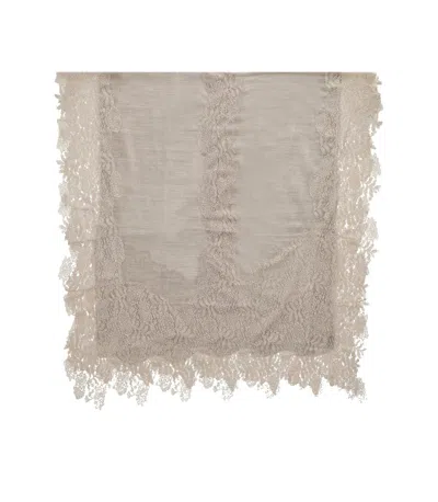 Pahiesa Formentera Ecru Scarf In Neutral