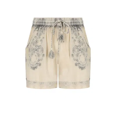 Pahiesa Formentera Grey Shorts In Multi