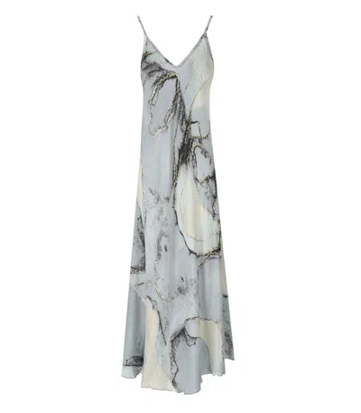 Pahiesa Formentera Light Blue Long Dress