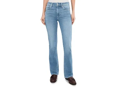 Paige 32 High-rise Manhattan Bootcut In Vino Vibes In Blue