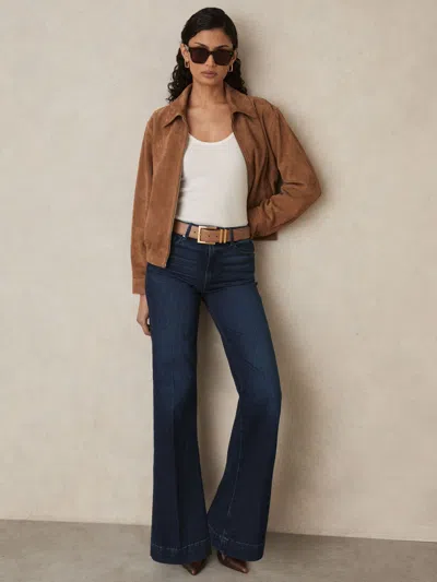 Paige 32” Wide-leg Jeans In Blue