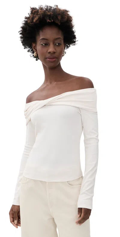 Paige Aaliyah Top Ivory In White