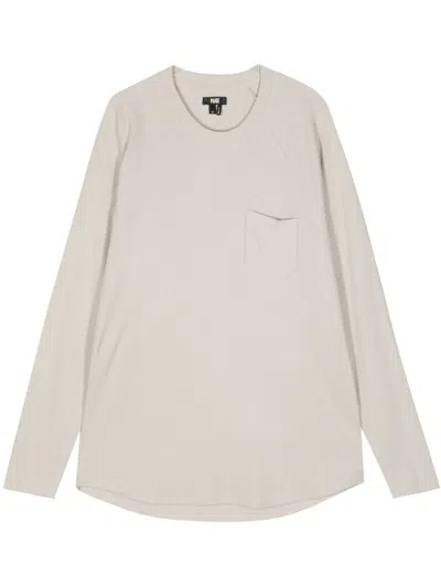 Paige Abe Waffle-knit Cotton-blend Top In Ecru