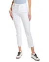 PAIGE PAIGE ACCENT CRISP WHITE ULTRA HIGH RISE STRAIGHT JEAN