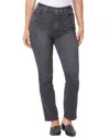 PAIGE PAIGE ACCENT DARK MAGNET ULTRA HIGH RISE STRAIGHT JEAN