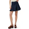 Paige Adaline Denim Miniskirt In Anais