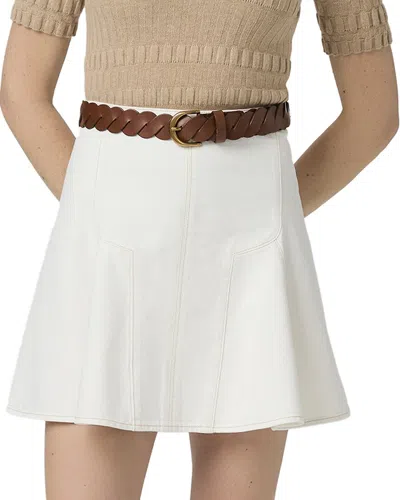 Paige Adaline Mini Skirt In White