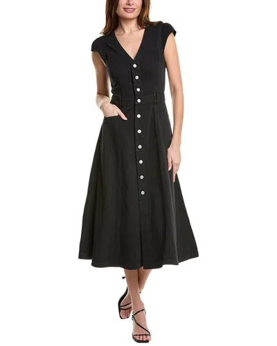 Paige Aida Midi Dress In Black