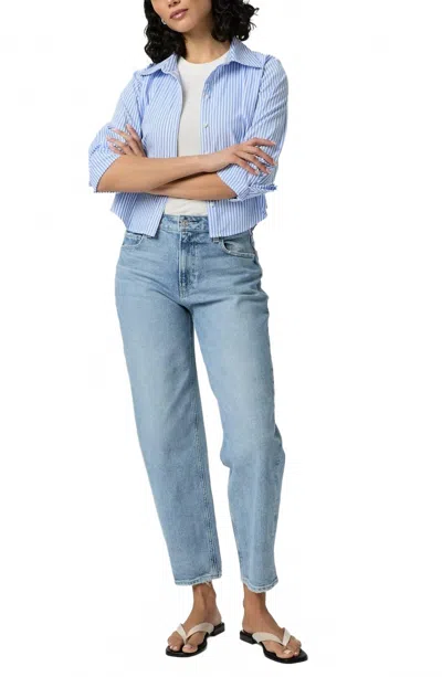 Paige Alexis Barrel Jeans In Verse In Blue