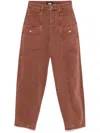 Paige Alexis Cargo Pants In Brown