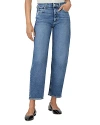 PAIGE ALEXIS COVERED BUTTON HIGH RISE JEANS IN LE CLUB