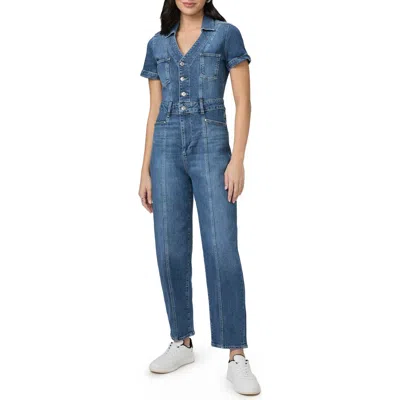 Paige Alexis Denim Jumpsuit In Fiora