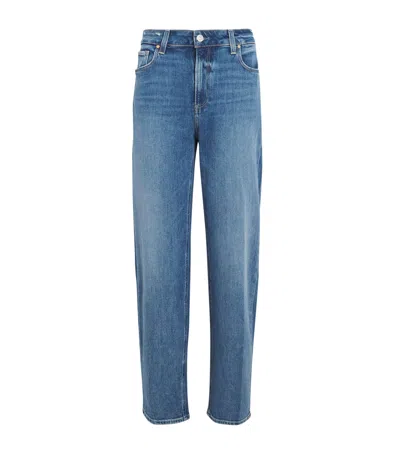 Paige Alexis High-rise Wide-leg Jeans In Blue