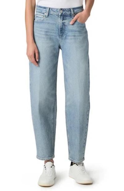 Paige Alexis High Waist Ankle Barrel Jeans In Blue