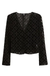 Paige Amaya Silk Blend Shirt In Black