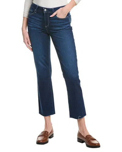 Paige Amber Profound Raw Hem Jean In Blue
